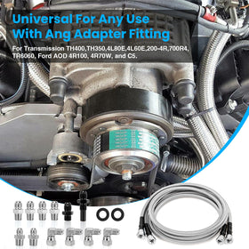 CMOOD arrangement of included adapter fittings demonstrating compatibility benefits