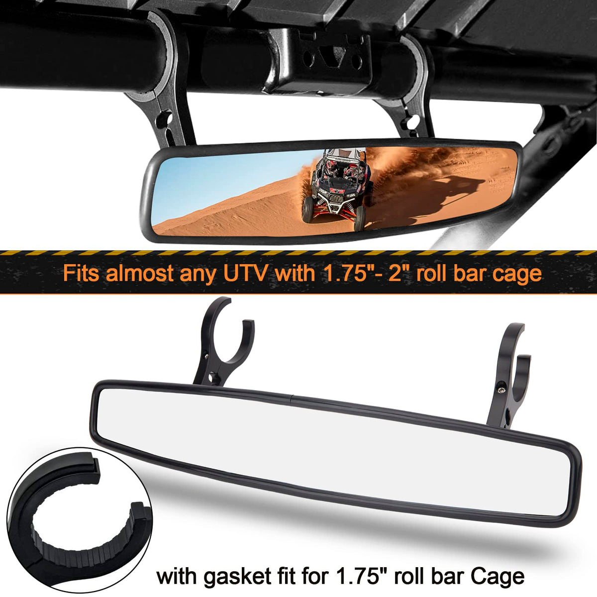 CMOOD aluminum bracket detail with anti-slip pads for secure mount benefit