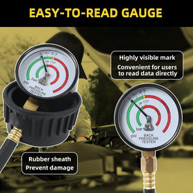 CMTOOL metal M12 and M18 adapters with hose clamp for secure exhaust attachment