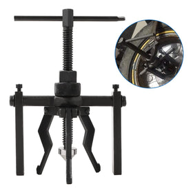 CMTOOL front view of the 3-jaw puller kit showing components and compact storage benefits