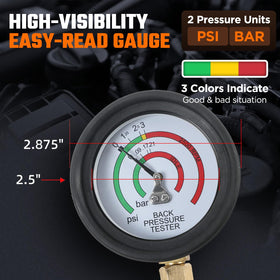 CMTOOL gauge close-up with clear dial for fast, accurate pressure reading