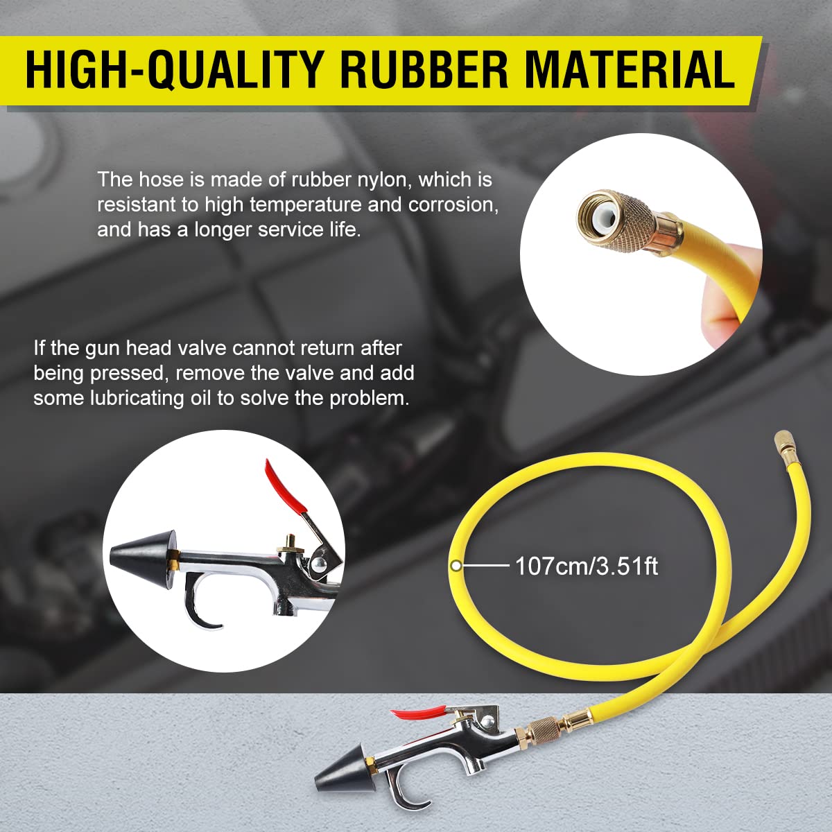 CMTOOL kit adapters and spare seals organized for quick on-job replacements