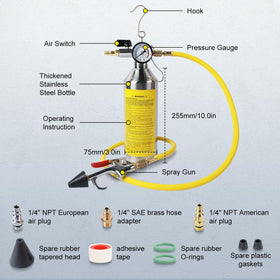 CMTOOL size comparison with hands showing one-liter capacity and portability