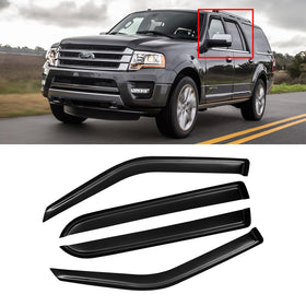 CMVT Auto front packaging showing four-piece visor kit and fitment benefits
