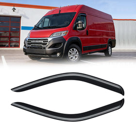CMVT Auto front passenger visor installed showing rain protection