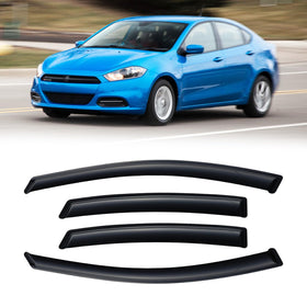 CMVT Auto front-profile showing four-piece visor kit and neat factory look