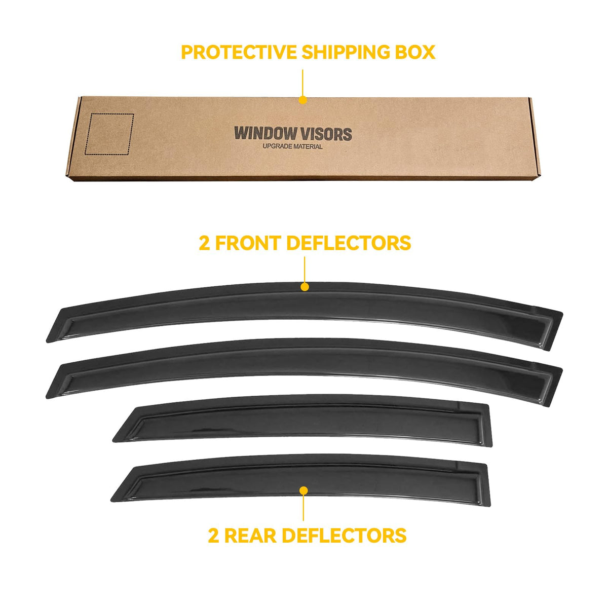 CMVT Auto visor on Prius in rain highlighting dry interior ventilation