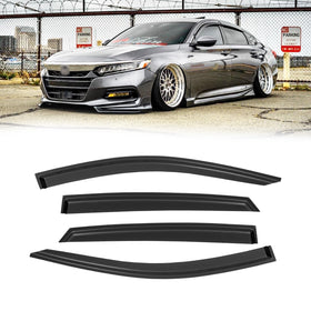 CMVT Auto lifestyle shot of Accord driving with visors showing comfort and fresh air
