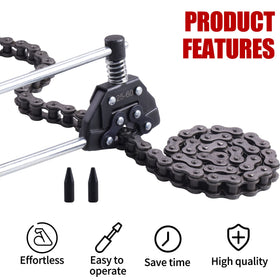 CNCMOTOK tool next to ruler showing compact size for easy transport and storage