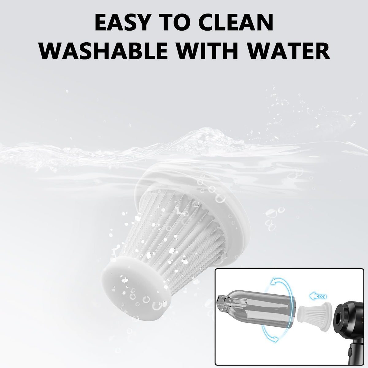 CNMSGM vacuum attachments displayed to reach crevices and delicate surfaces