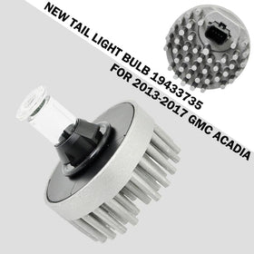 CNPAPC bulb installed in GMC Acadia taillight demonstrating correct fit