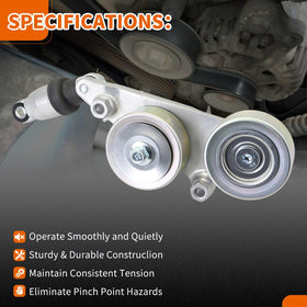 CNPAPC close-up pulley bearing detail highlighting long-lasting resistance