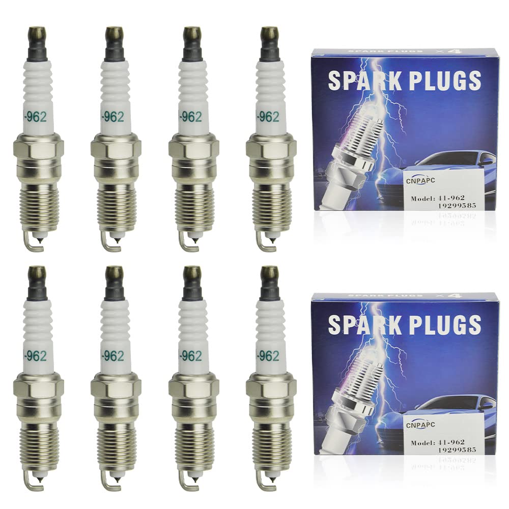 CNPAPC front packaging showing full 8-piece iridium plug kit and compatibility benefits