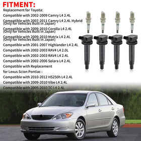 CNPAPC ignition coil side profile highlighting robust housing for heat resistance