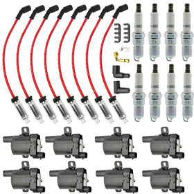 CNPAPC UF262 kit front packaging showing complete coil, plugs and wires benefits reliability