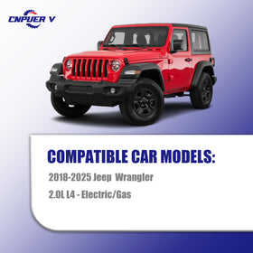 CNPUERV installed under hood in Jeep Wrangler JL showing direct-fit benefit