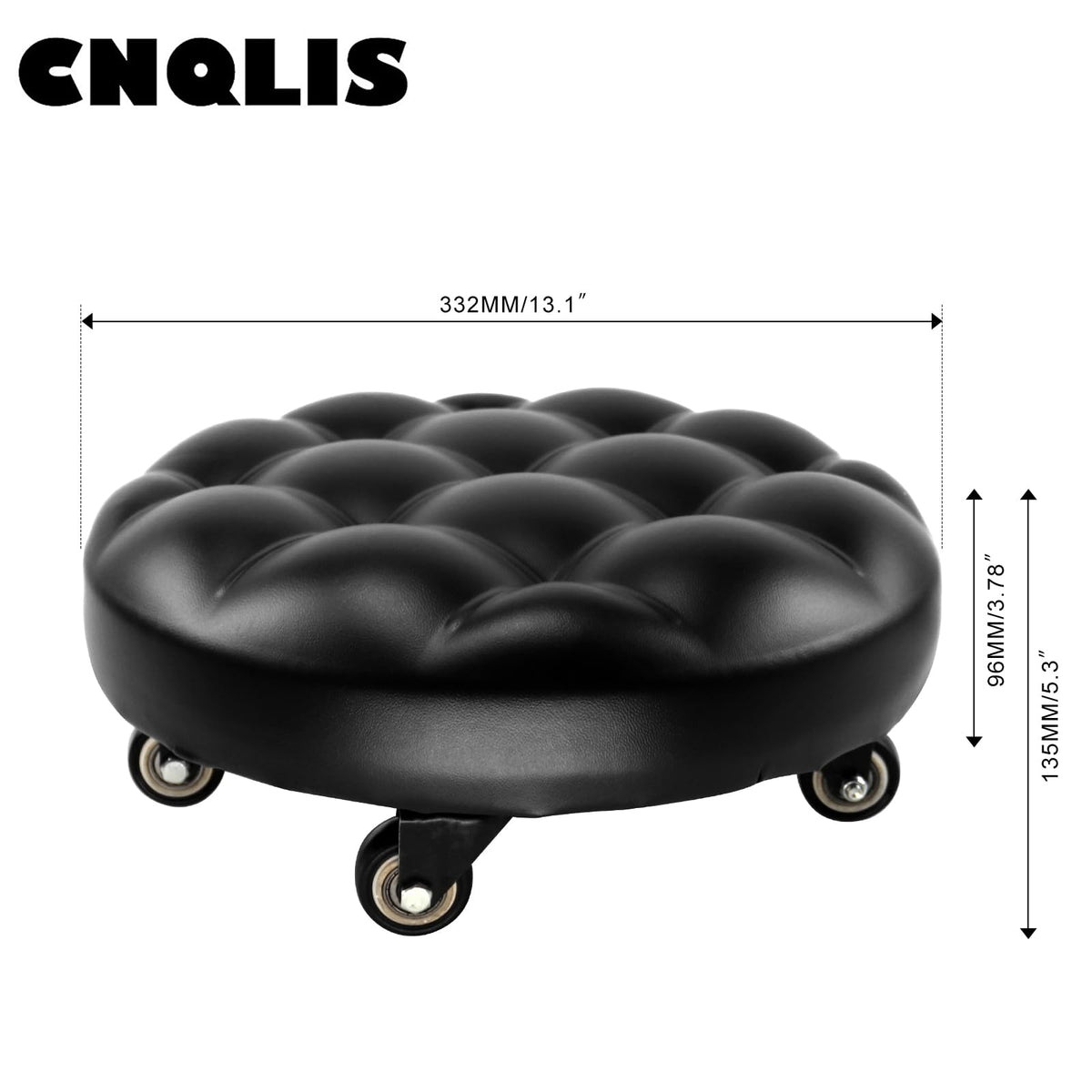 CNQLIS close-up PU leather texture highlighting easy cleaning