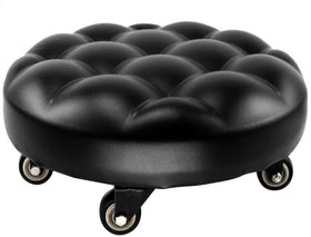 CNQLIS front view PU leather seat showing compact comfort