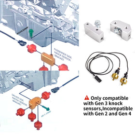 CNRAQR 36 inch extension harness laid out demonstrating reach and routing benefit