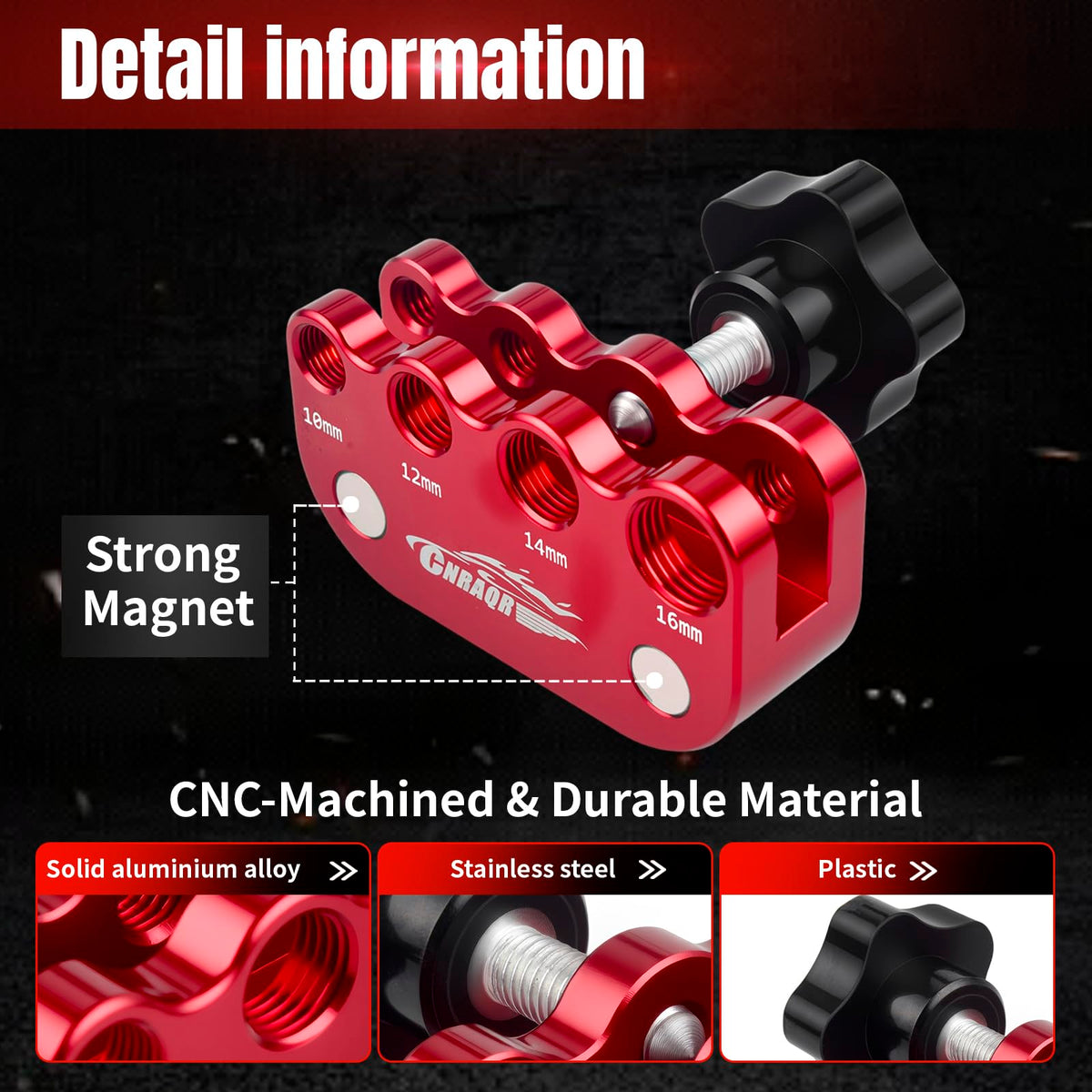 CNRAQR used with feeler gauge for accurate electrode spacing