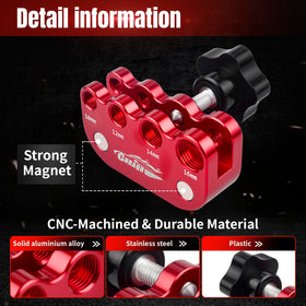 CNRAQR used with feeler gauge for accurate electrode spacing