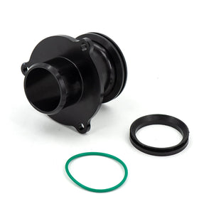 CNRAQR front view of delete pipe showing compact design and improved flow