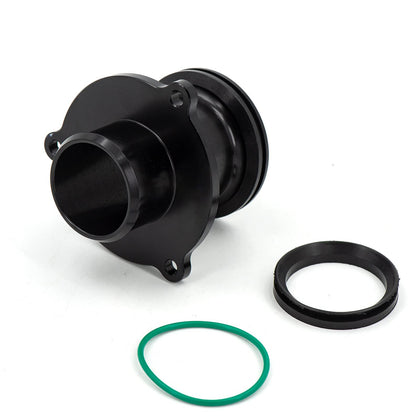 CNRAQR front view of delete pipe showing compact design and improved flow
