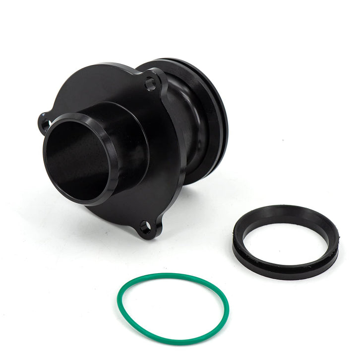 CNRAQR front view of delete pipe showing compact design and improved flow