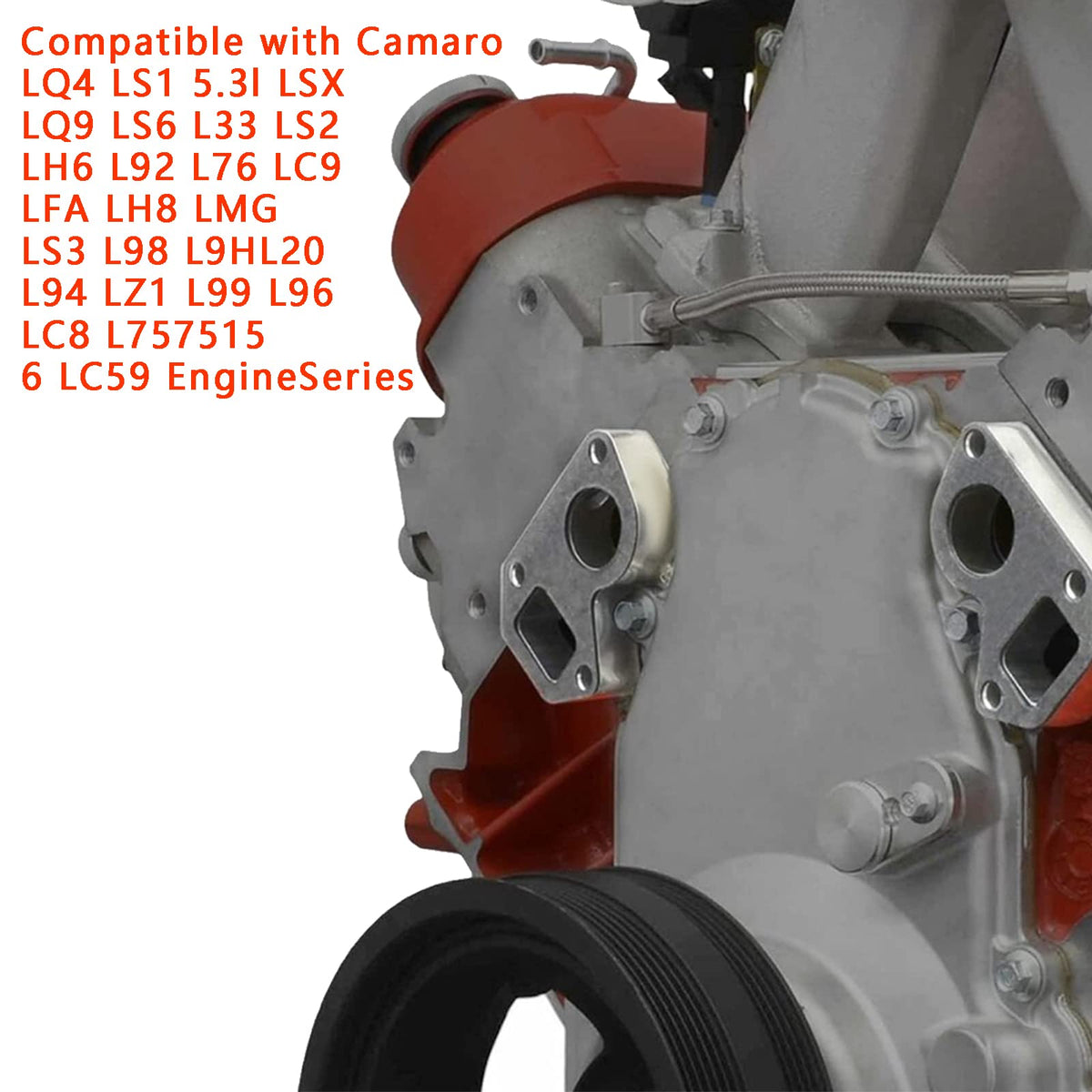 CNRAQR installed on engine block demonstrating correct pump alignment