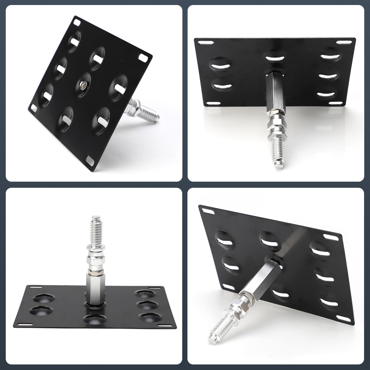 CNSPEED mounting hardware and spacer laid out for easy installation benefit