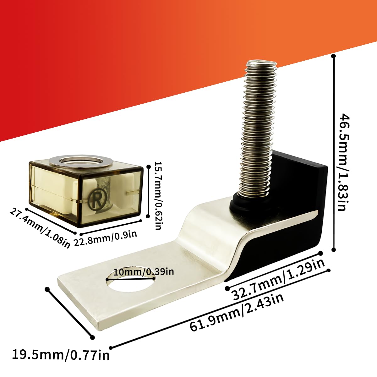 CNWDTLS MRBF close-up of ceramic fuse element highlighting durable thermal resistance