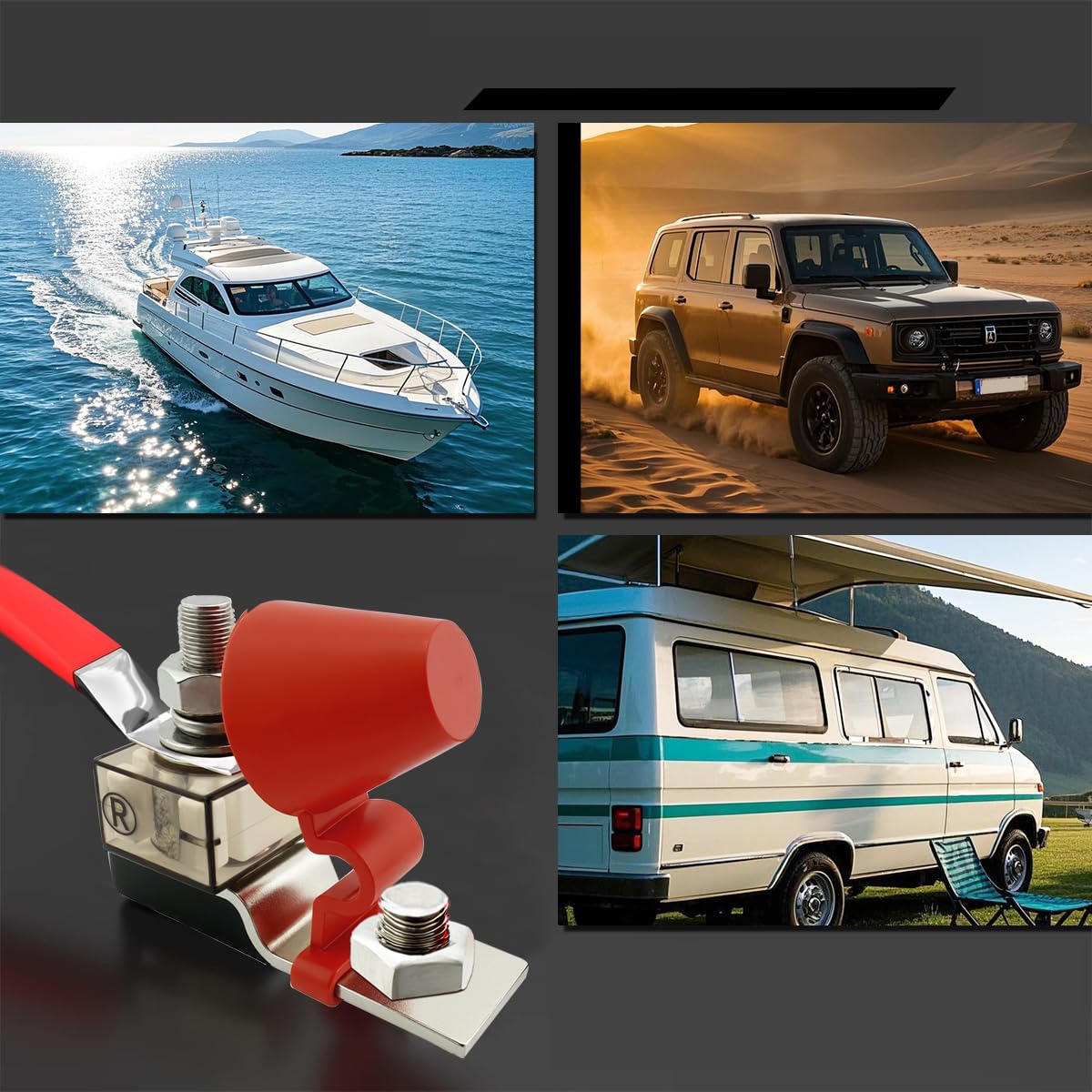 CNWDTLS MRBF installed in RV engine bay showing reliable protection for onboard systems