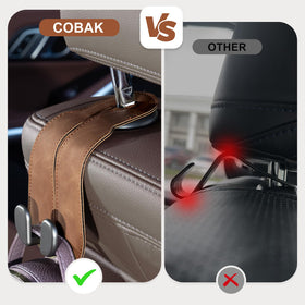 Detail of CoBak aluminum-magnesium alloy core highlighting strong 50 lb load capacity