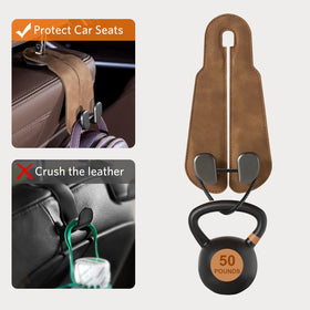 CoBak hook held by hand to show compact size and easy-install convenience