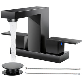 Cobbe matte black front view showing sleek square design and modern styling benefit