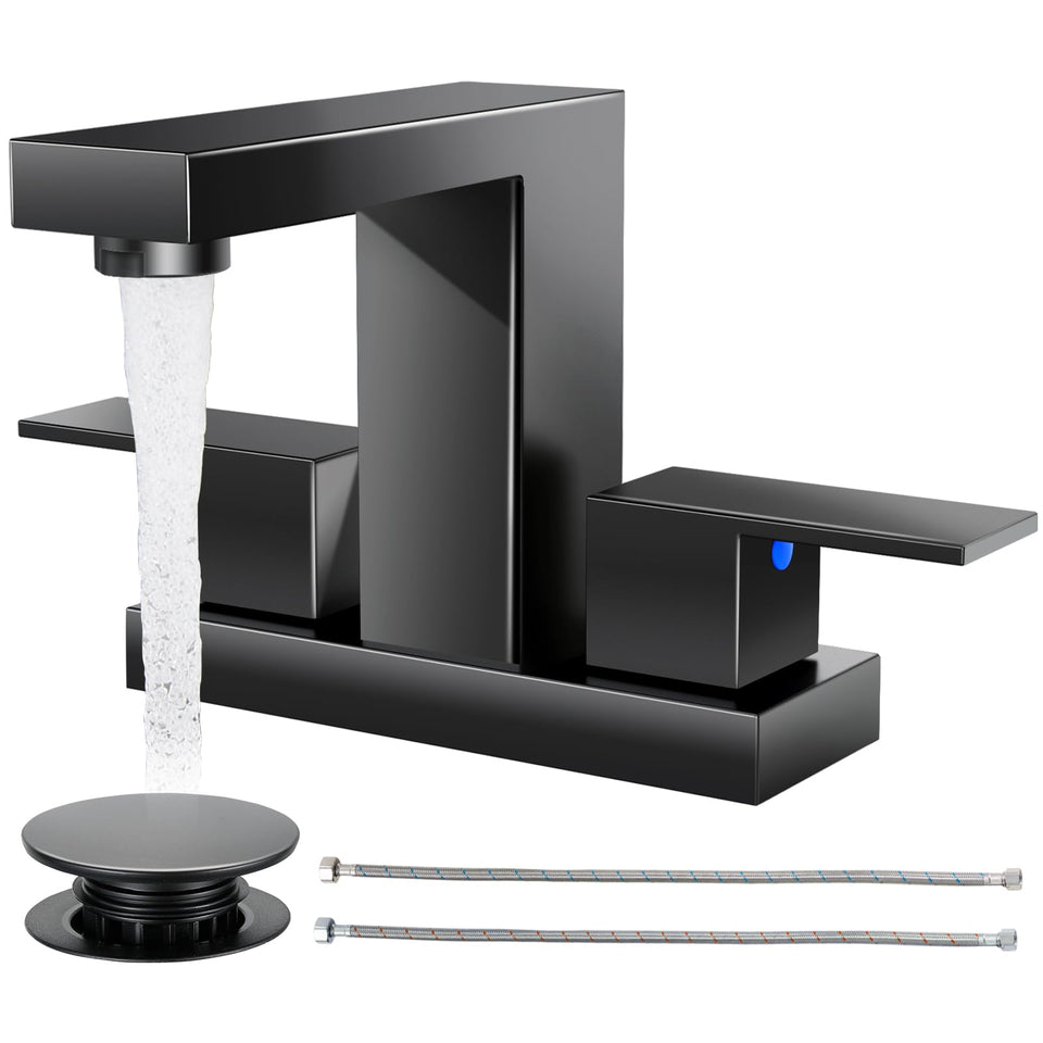 Cobbe matte black front view showing sleek square design and modern styling benefit