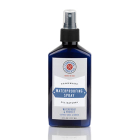 Cobbler's Choice front spray bottle showing product and branding, protects leather