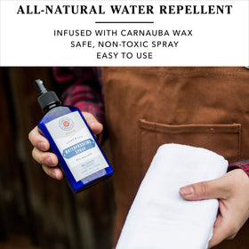 Cobbler's Choice bottle held in hand showing size for easy storage benefit