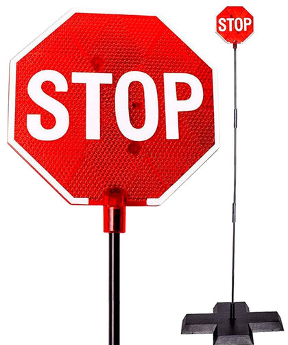 Cobra Tuning front view of stop sign assistant showing clear visibility benefit