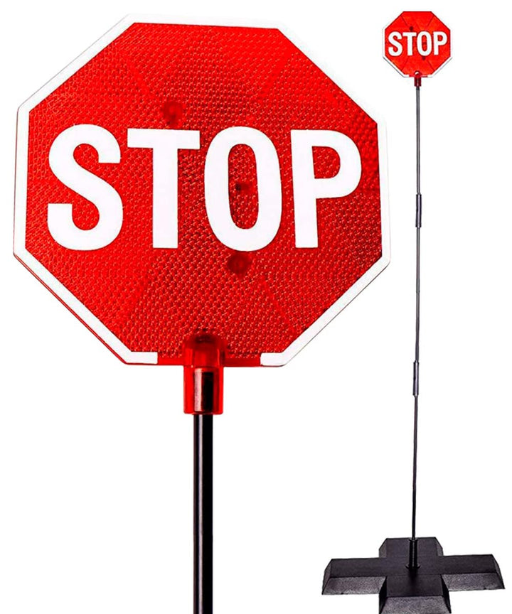Cobra Tuning front view of stop sign assistant showing clear visibility benefit