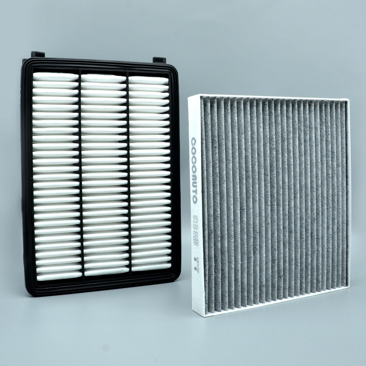 COCOAUTO cabin filter fitted in dashboard vent area showing restored HVAC airflow