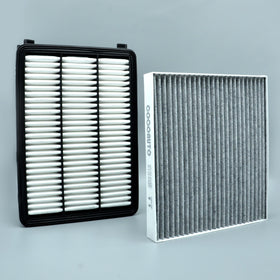 COCOAUTO cabin filter fitted in dashboard vent area showing restored HVAC airflow