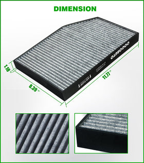 COCOAUTO cabin filter with basic tools laid out highlighting fast-change benefit