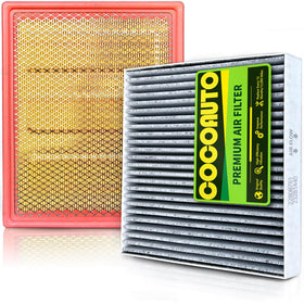 COCOAUTO front packaging showing both filters and included kit benefits