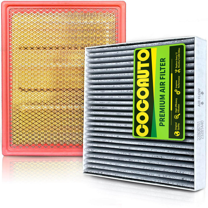 COCOAUTO front packaging showing both filters and included kit benefits