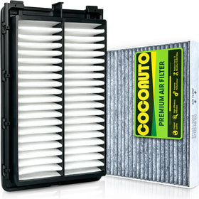 COCOAUTO front packaging showing engine and cabin filter kit, simplifies maintenance