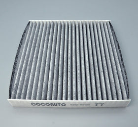 COCOAUTO filters next to ruler for scale showing correct dimensions and fit