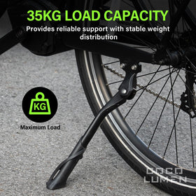 COCOLUMEN mounted on a mountain bike illustrating secure rear chainstay installation