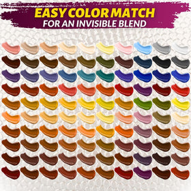 COCONIX pigment bottles array for precise color matching and versatility