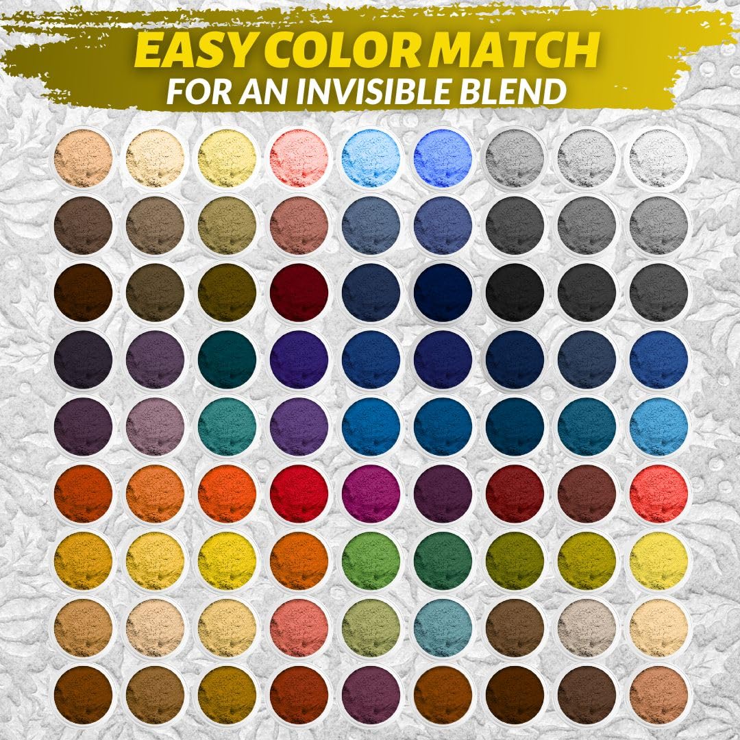 COCONIX pigment selection spread with vivid color options for precise color matching